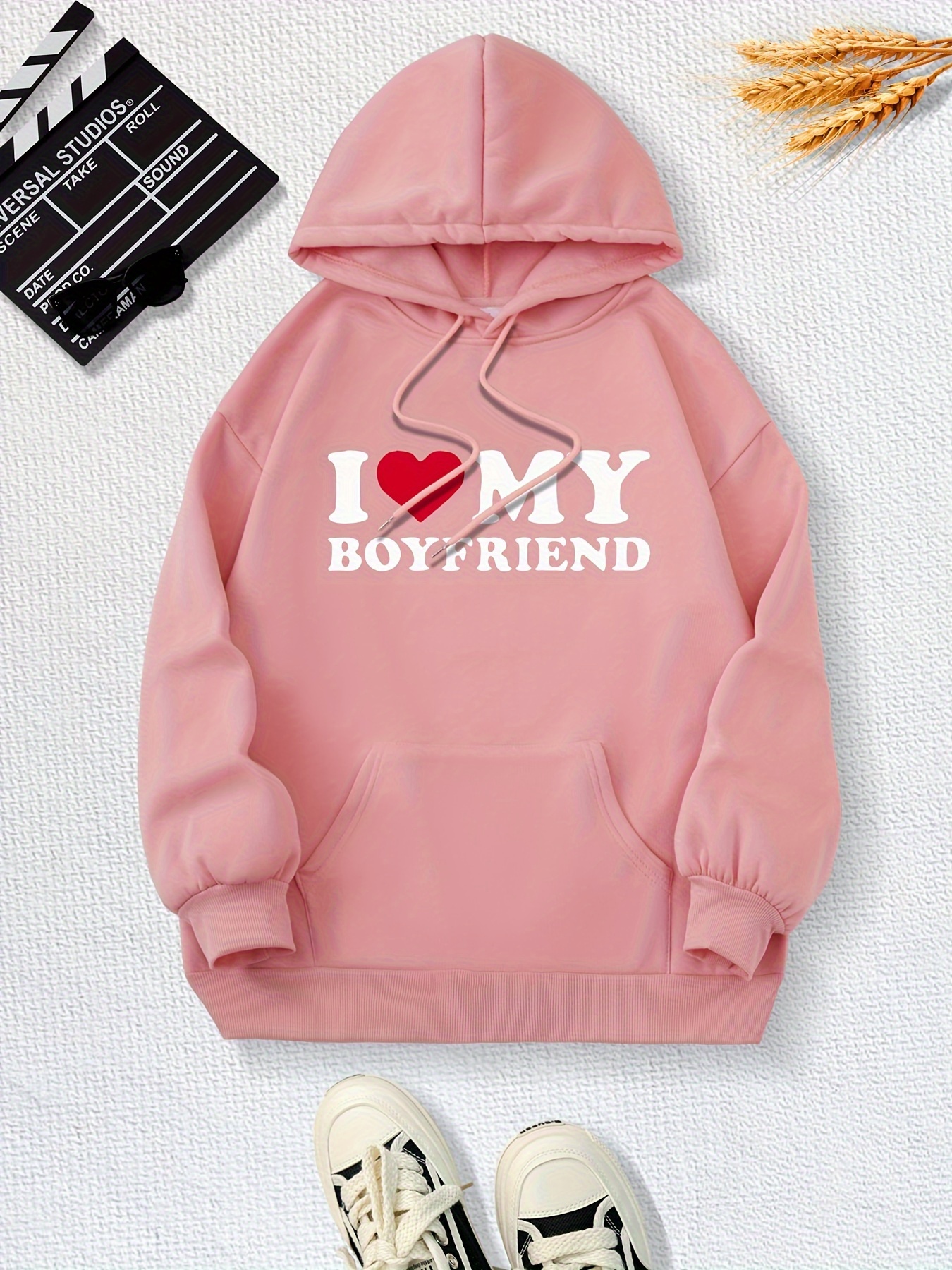  Womens Fall Tops Women Love Front And Back Hoodie