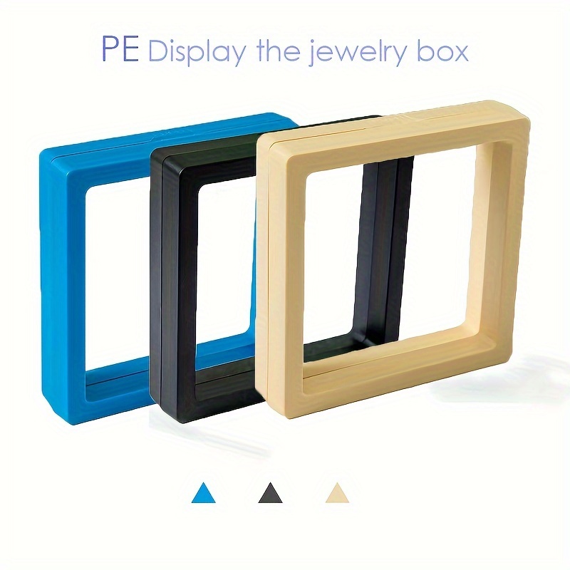 Pe Film Jewelry Storage Box Thin Film Suspension Jewelry - Temu