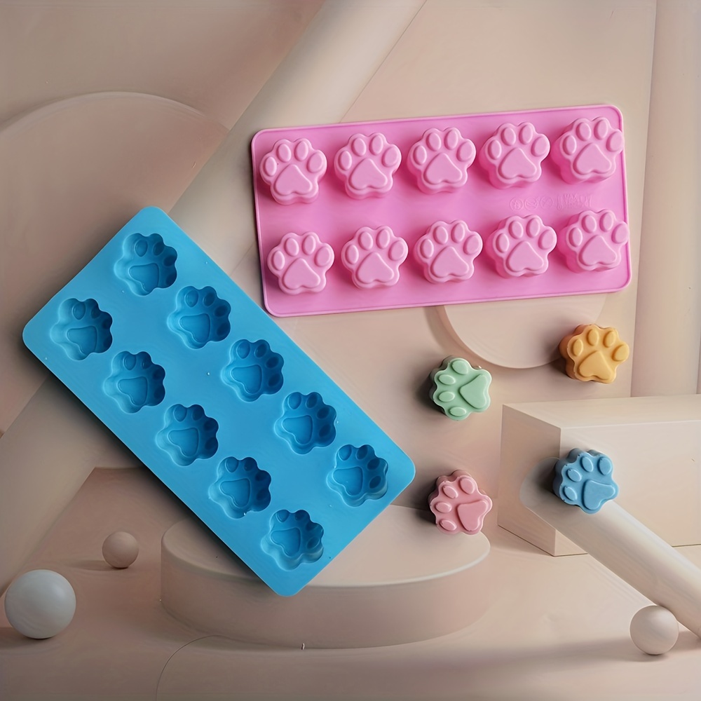 Molde de silicona 10 dulces para crear figuras cn pasta