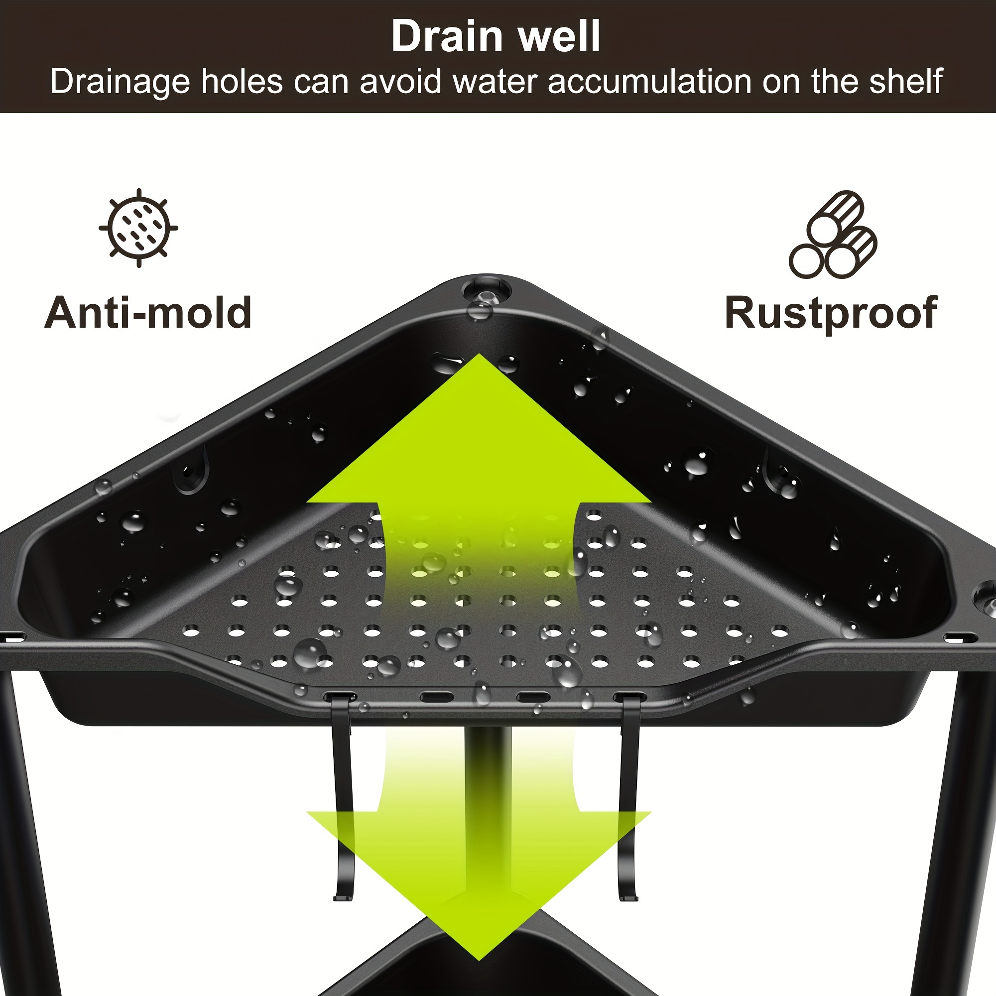 Corner Shelf Floor standing Corner Shelf 4 layer Storage - Temu