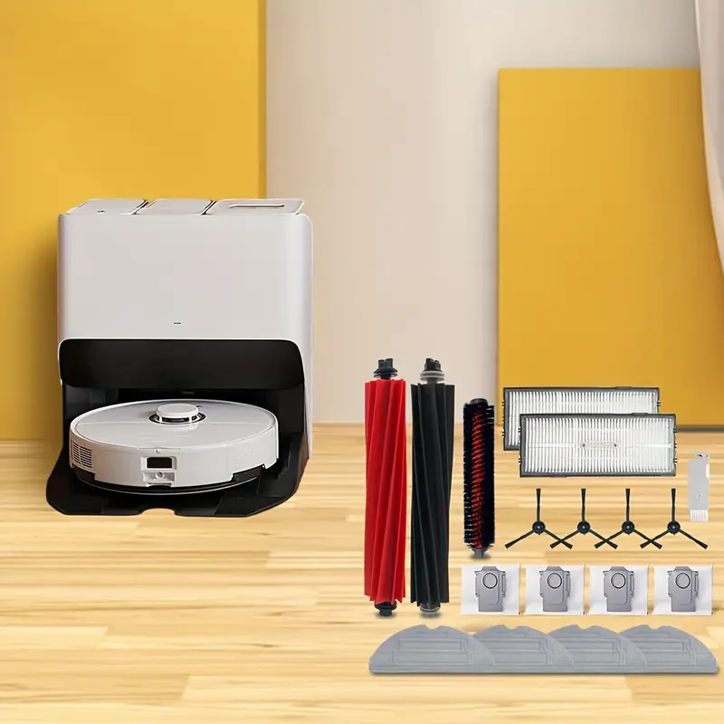 Kit d'accessoires pour Roborock S8 Pro Ultra, 6 Sacs à Poussière, 1 Brosse  à Rouleaux Principale, 4 Brosses Latérales, 2 Filtres, 4 Chiffons de  Serpillère Accessoires : : Cuisine et Maison