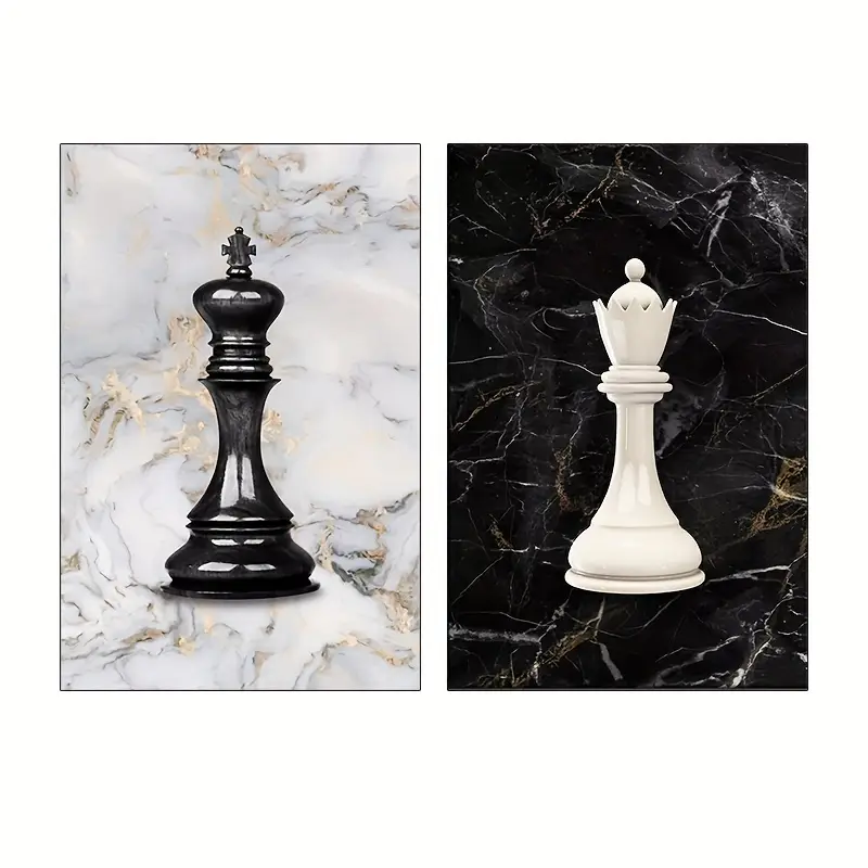 Double Check Chess Move Description Poster or Canvas Wall Art 