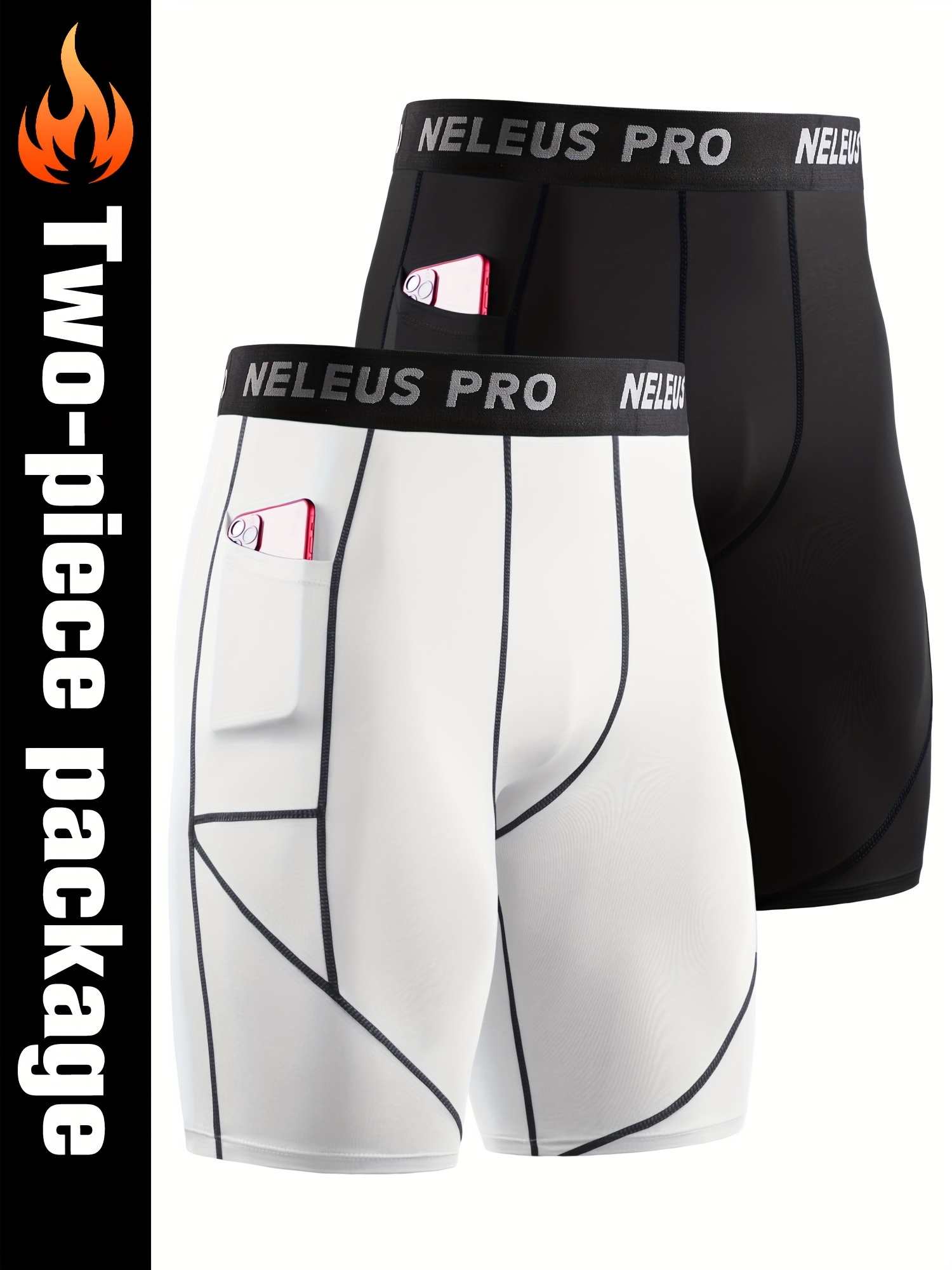 High performance Men's Compression Pants Shorts Fitness - Temu Canada