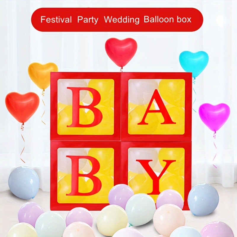 ONE Box, DIY Transparent ONE Boxes for First Birthday Party Decoration –  Party Sharty