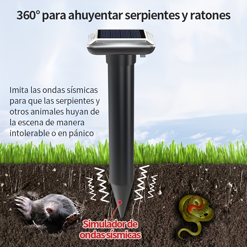 Ahuyentador Pájaros Solar Repele Serpientes Insectos - Temu Mexico