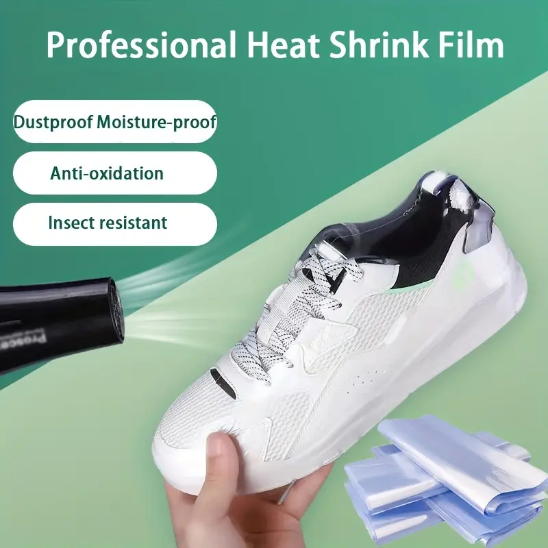 Pvc Heat Shrink Bag Dustproof Anti-oxidation Hot Sealing Film Home Shoe Storage  Bags Transparent Sealing Film - Temu