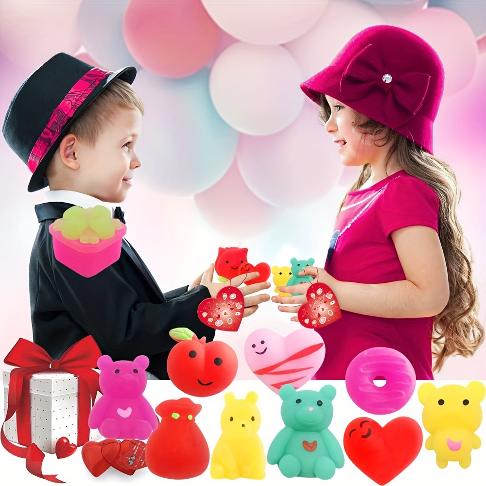 Since 1998 | Baby's First Valentine's Day Plush Fill & Spill Playset &  Keepsake Gift Featuring 4 ct Mini Sensory Toys (Cat, Heart, Flower,  Cupcake)