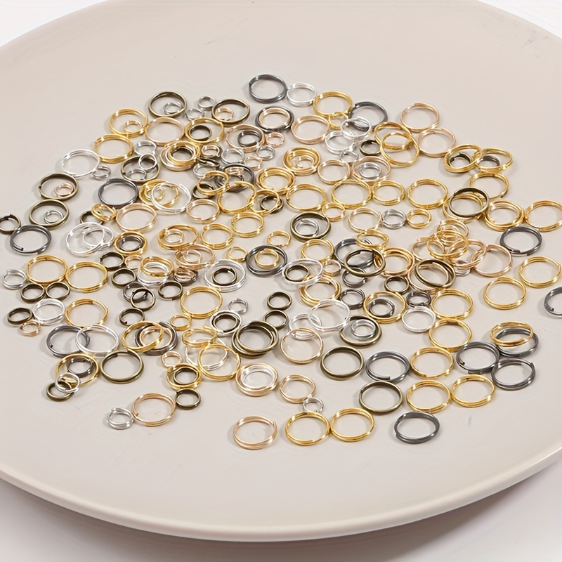 10pcs Metal Round Rings Close Hoops Iron Loop for Crafts DIY