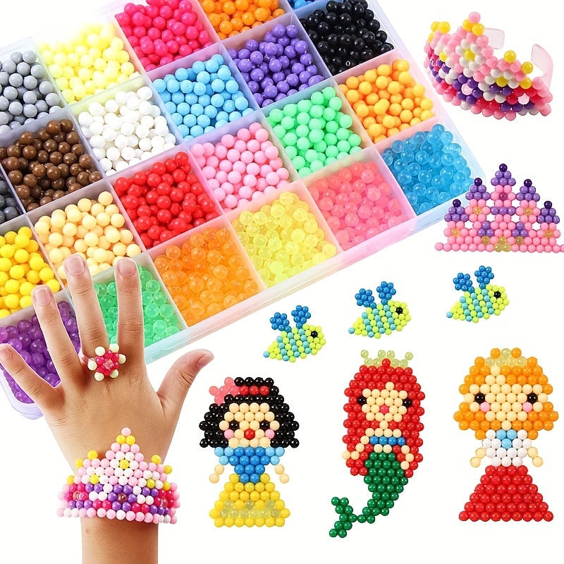 Aquabeads- Girly Fun For Everyone! {  Seed bead crafts, Beaded crafts,  Aqua beads