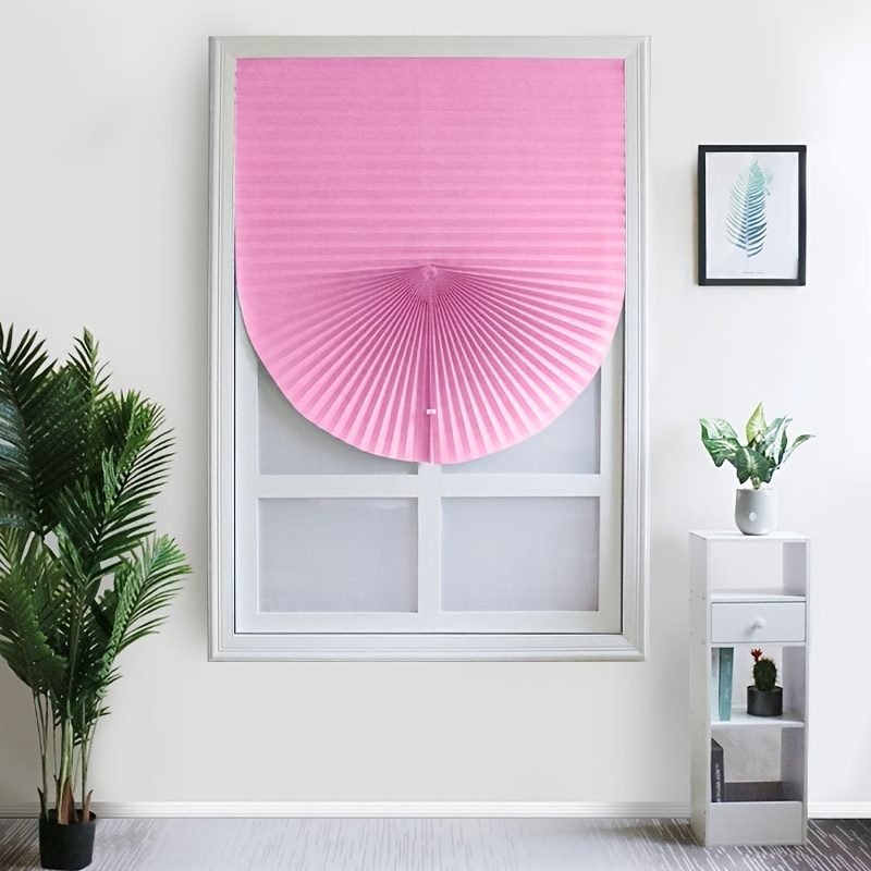 1pc Faux Silk Linen Solid Color Vorhang Studienzimmer Küche - Temu