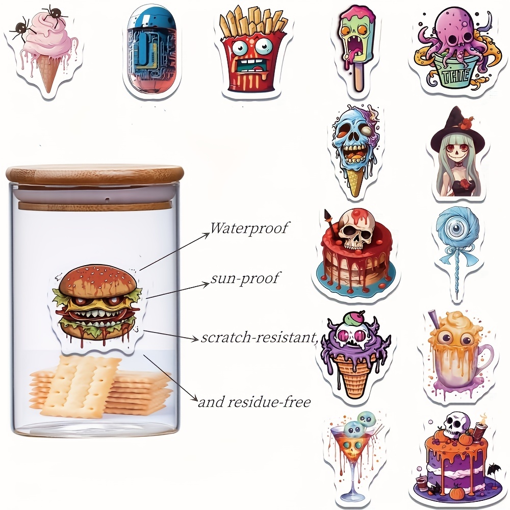 Candy Stickers - Free food and restaurant Stickers