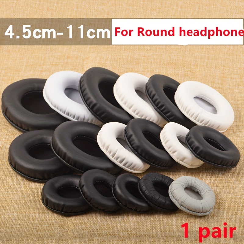 

Soft Pu Headphone 45mm-110mm Foam Ear Pads Cushions For Sony For Akg For Sennheiser For Ath For Philips Headphones