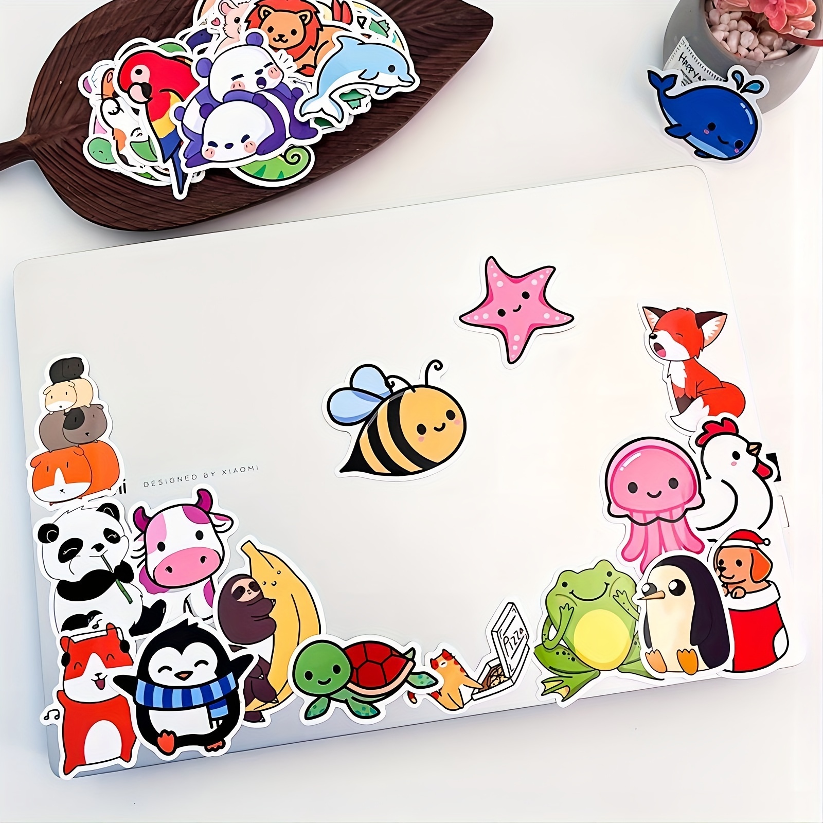Kawaii Cute Animal Animal Stickers Waterproof, 50/For Kids Girls