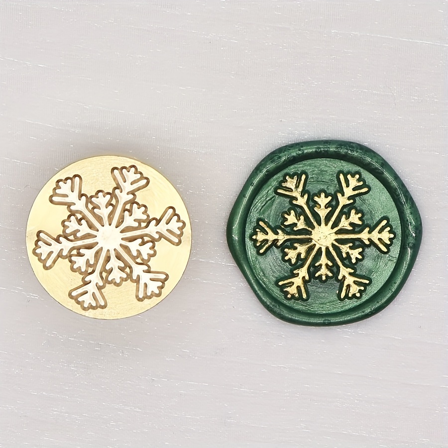 Merry Christmas Snowflake Wax Seal Stamp – sealingwaxstamp