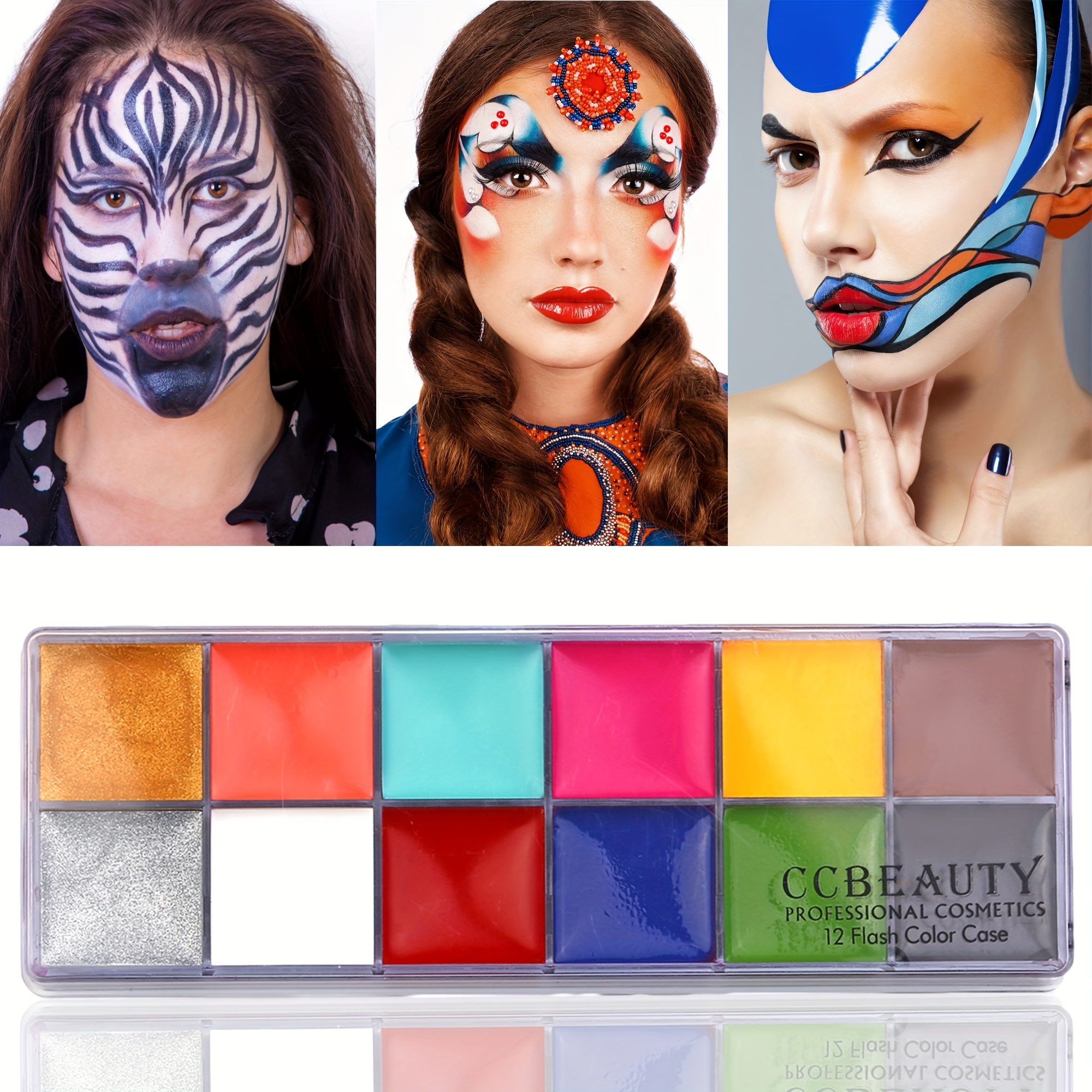 CCbeauty Professional Face Body Paint Makeup Palette 20 Colors