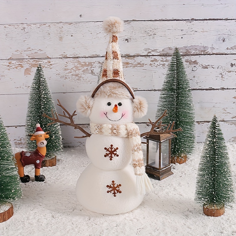 Muñeco De MuÃ±eco De Nieve Elegante De Unicel MuÃ±eco De Nieve Con - Main Image