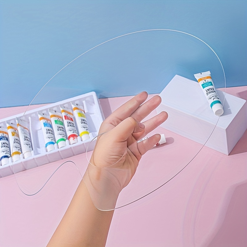 Acrylic Paint Palette Clear Paint Pallet Thickened - Temu