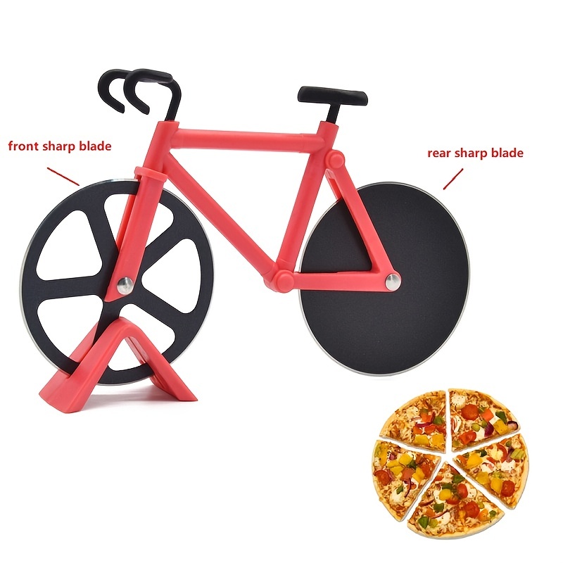 Bicycle Pizza Cutter Wheel Gifts for Cyclists Men Housewarming
