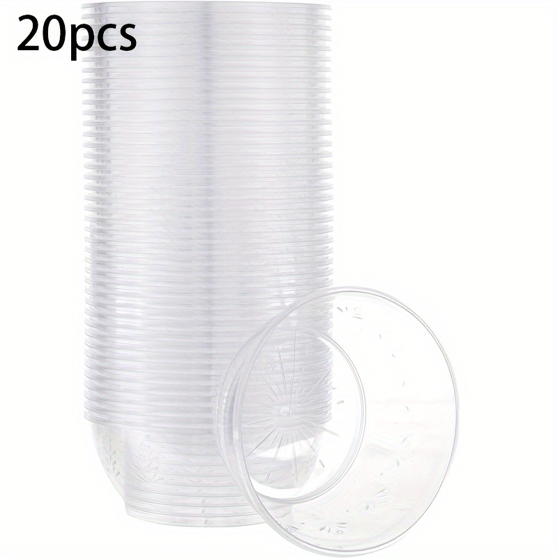 50uds/pack Bol Plástico Transparente Tapas Bol Ensalada - Temu