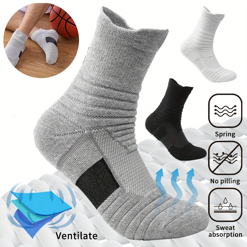 5Pairs Womens Athletic Ankle Running Socks Cushioned Compression Arch  Support Moisture Wicking Socks Outdoor Athletic Crew Socks - AliExpress