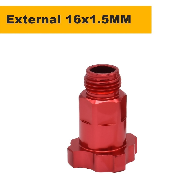 New Spray Gun Cup Adapter Paint Spray Gun Connector For Spray Gun Disposable Measuring Cup (red)