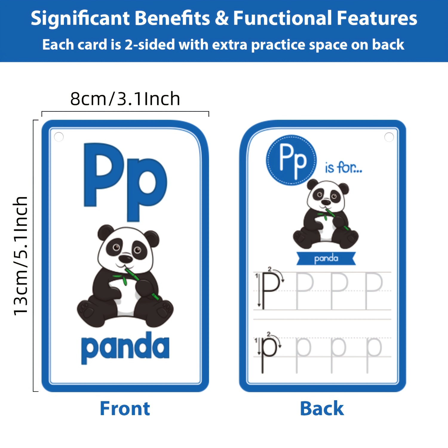 Custodia per flashcard per bambini