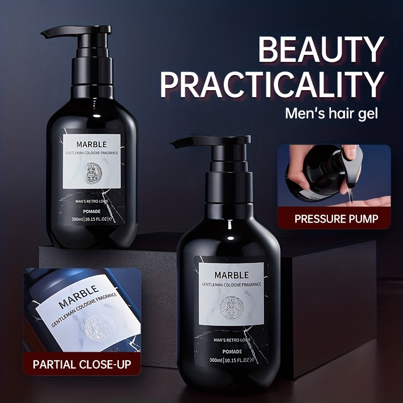 Retro Gentleman Cologne & Fluffy Hair Gel Set
