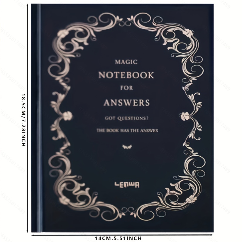 4 Answer Book Notebook - Find Your Answer, Guide Your Way, Inner Destiny, Magic