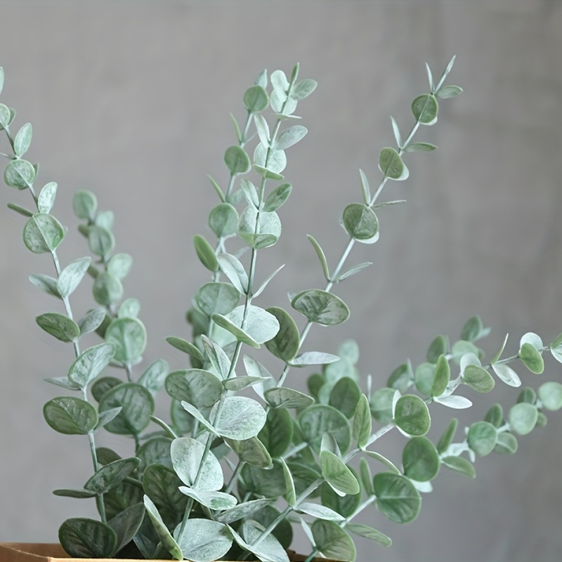 10/20/ Artificial Eucalyptus Stems Faux Greenery Branch For - Temu