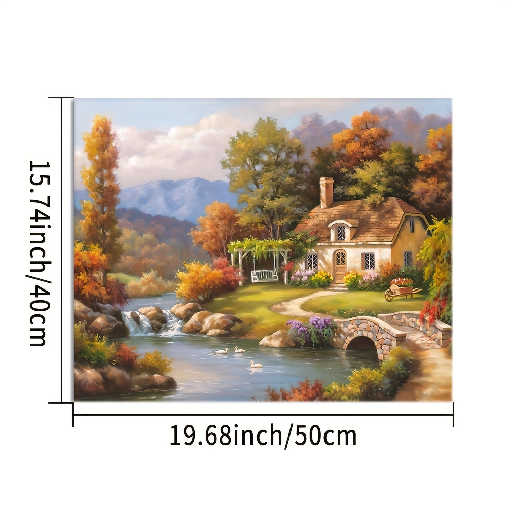 1pc Kit Pittura Olio te Principianti Adulti 16x20 Pollici - Temu Italy