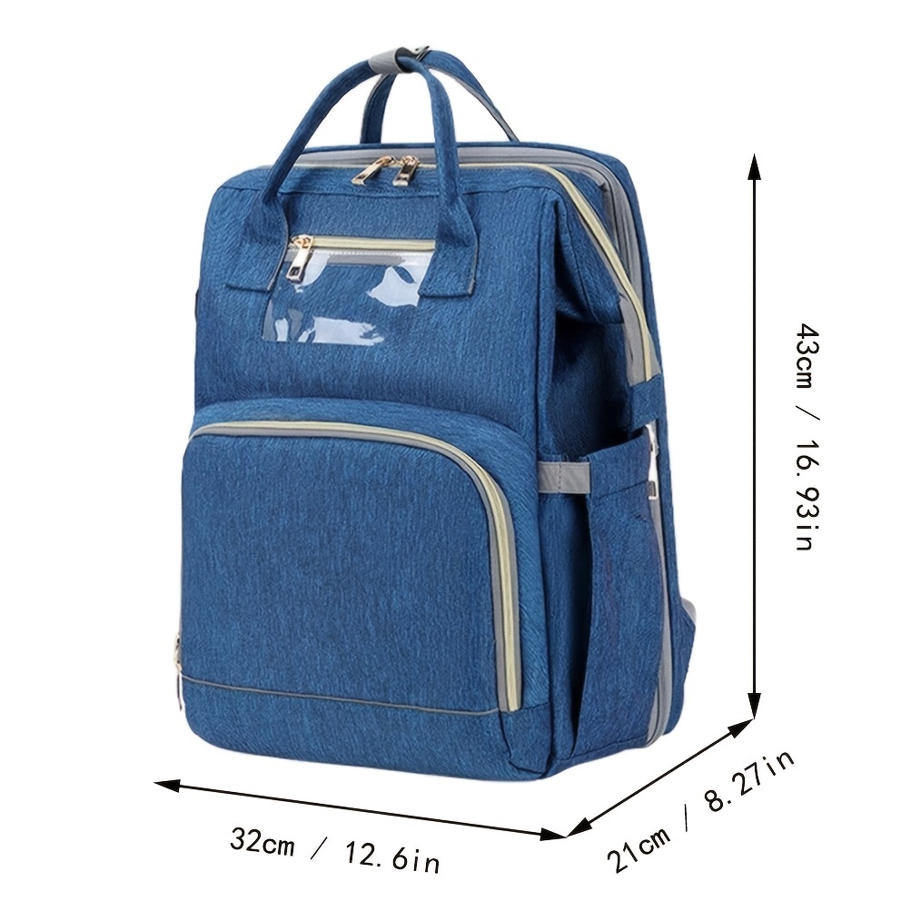 Large Capacity Mummy Backpack with USB Interface & Insulation Pocket