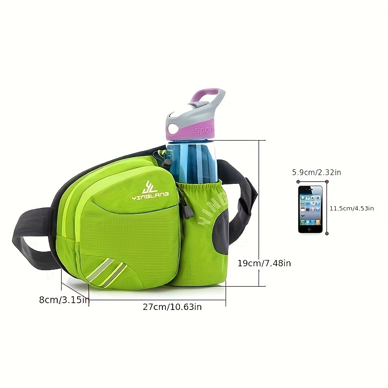 Waterproof Outdoor Water Bottle Waist Pack With Bottle Holder For