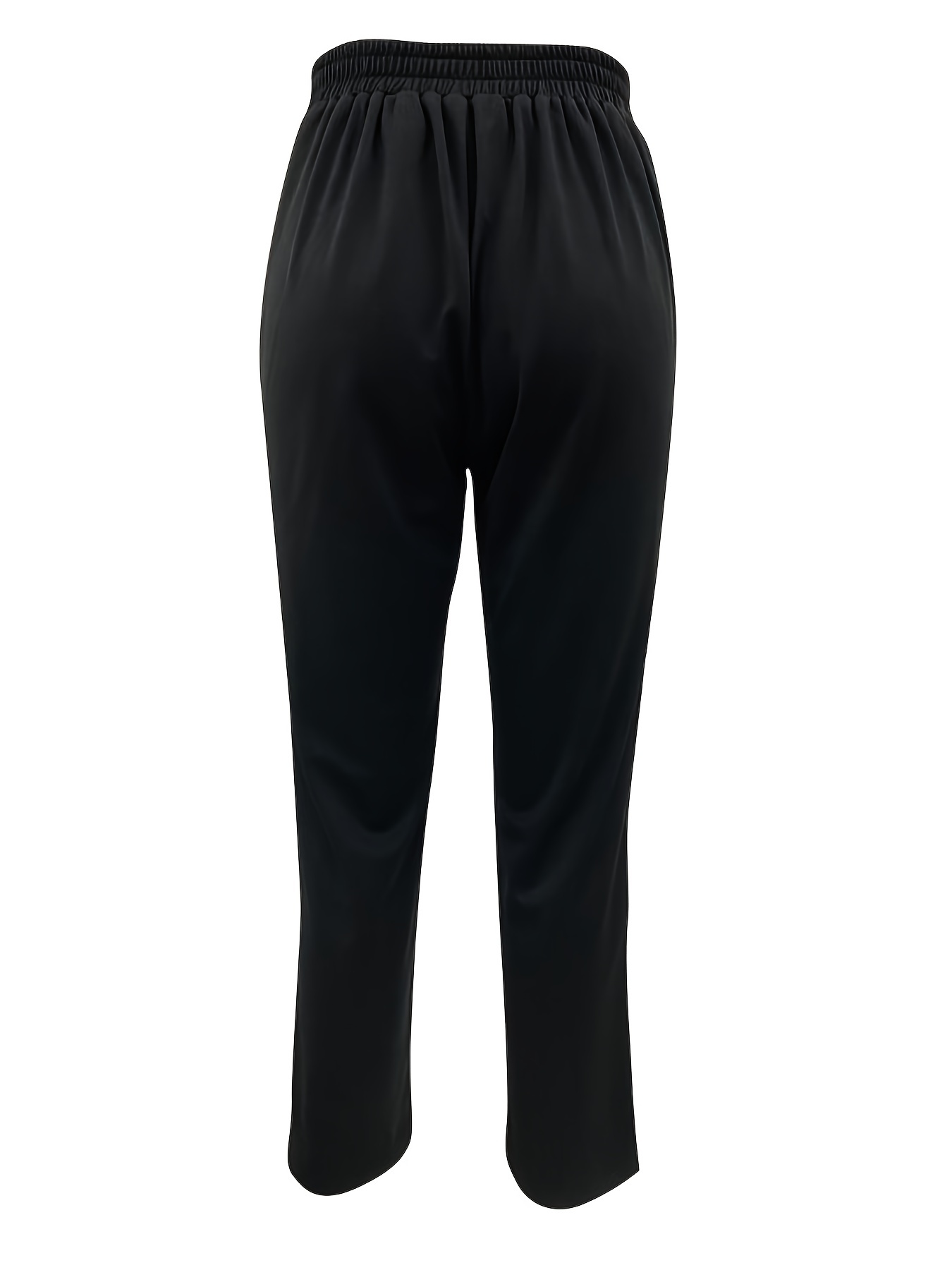 パンツ Low Tide : 25SS / LABEL CAPRI PANTS (BLACK) slim capri trousers - Black | Weekday WW