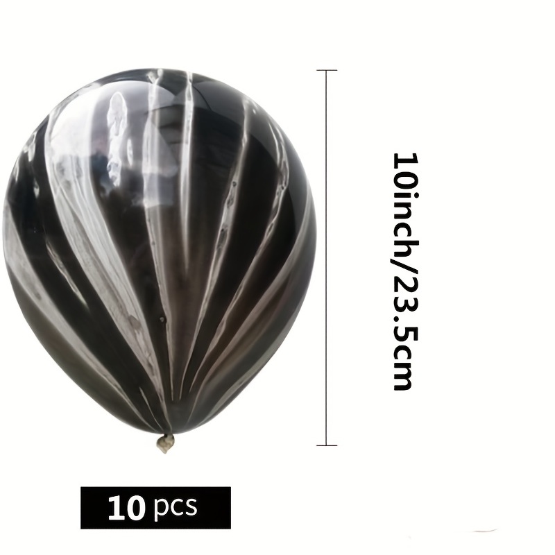 Achet Ballons Latex noir Biodégradables - Paquet de 10