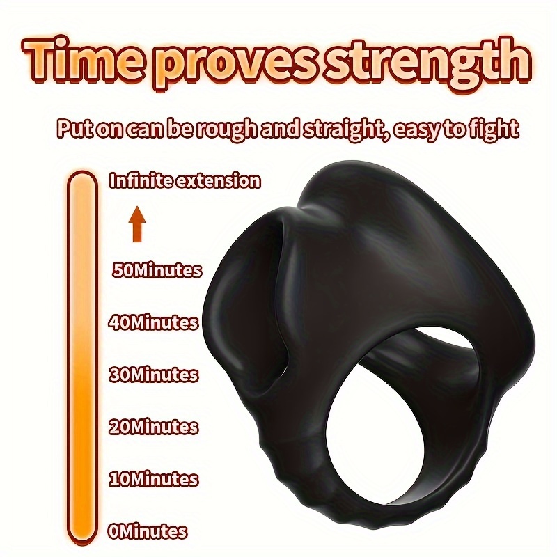 LNIIY Adjustable Vibrating Cock Ring for Penis Testicles Clitoral  Stimulation, 10 Vibrations Silicone Pleasure Penis Ring Vibrator Couples  Adult Sex
