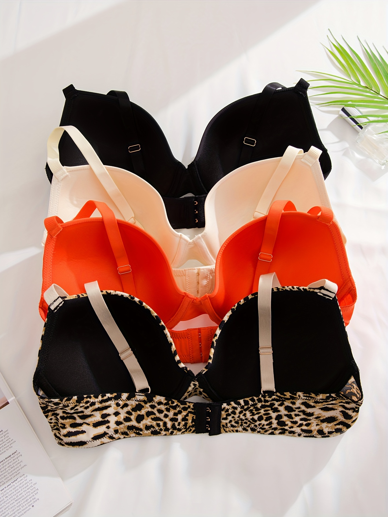 2pk Mixed Print Moulded Bras