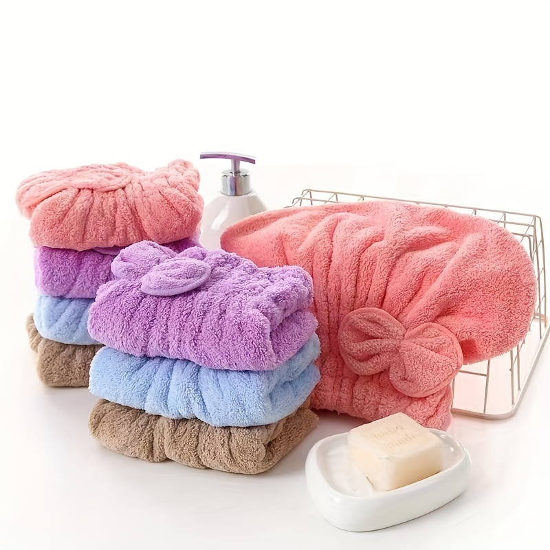 Microfiber Hair Drying Cap, Extra Soft & Ultra Absorbent