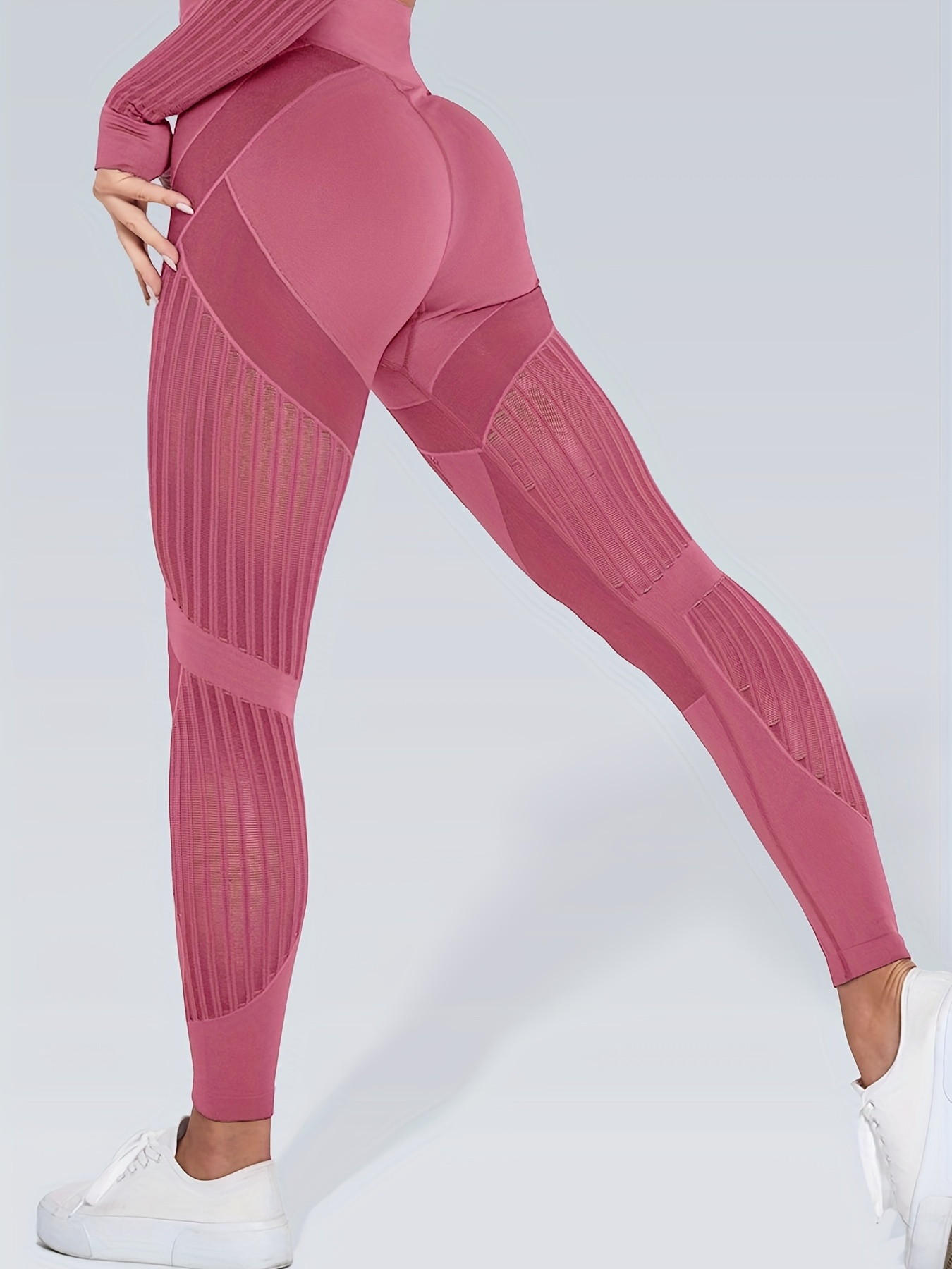 Fit Seamless Contrast Workout Leggings