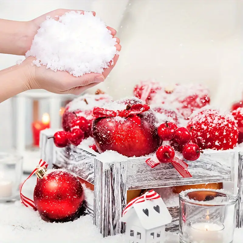  Srliya polyacrylate Powder Fake Water for Crafts 7×4×4  Artificial Snow Powder 65g Fake Snow Powder DIY Scene Props for Christmas  Decoration Home Party : Home & Kitchen