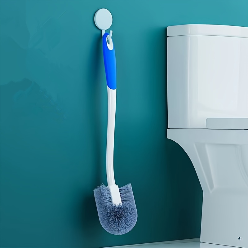 Creative Curved Toilet Brush In Bathroom, Toilet Cleaning Brush, Soft