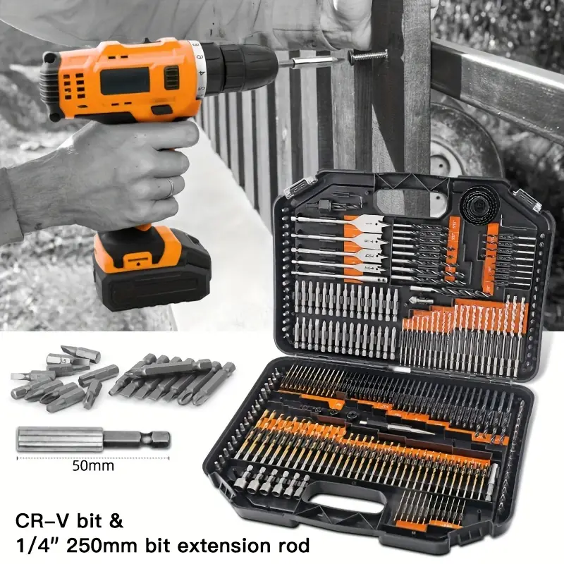 Multifunctional Power Tools Accessories, Electric Drill Electric  Screwdriver Bits Combination Set, Professional Woodworking Hole Opener Hand  Drill Punching Flat Drill Twist Drill - Temu