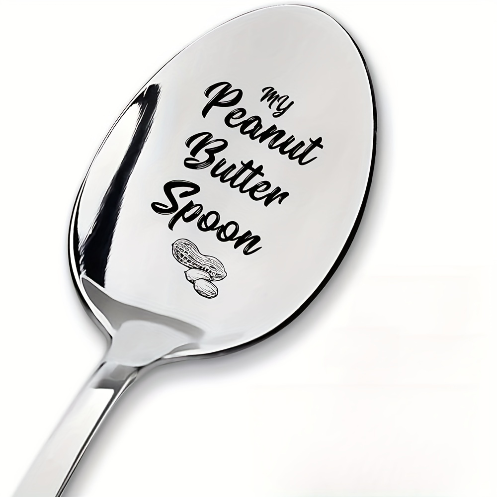 Mom Gifts From Daughter Son Funny Mom's Peanut Butter Spoon - Temu