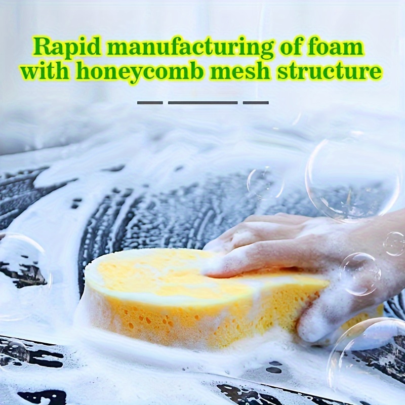Car Cleaning Sponges High-density Large Honeycomb 8-shaped Sponges