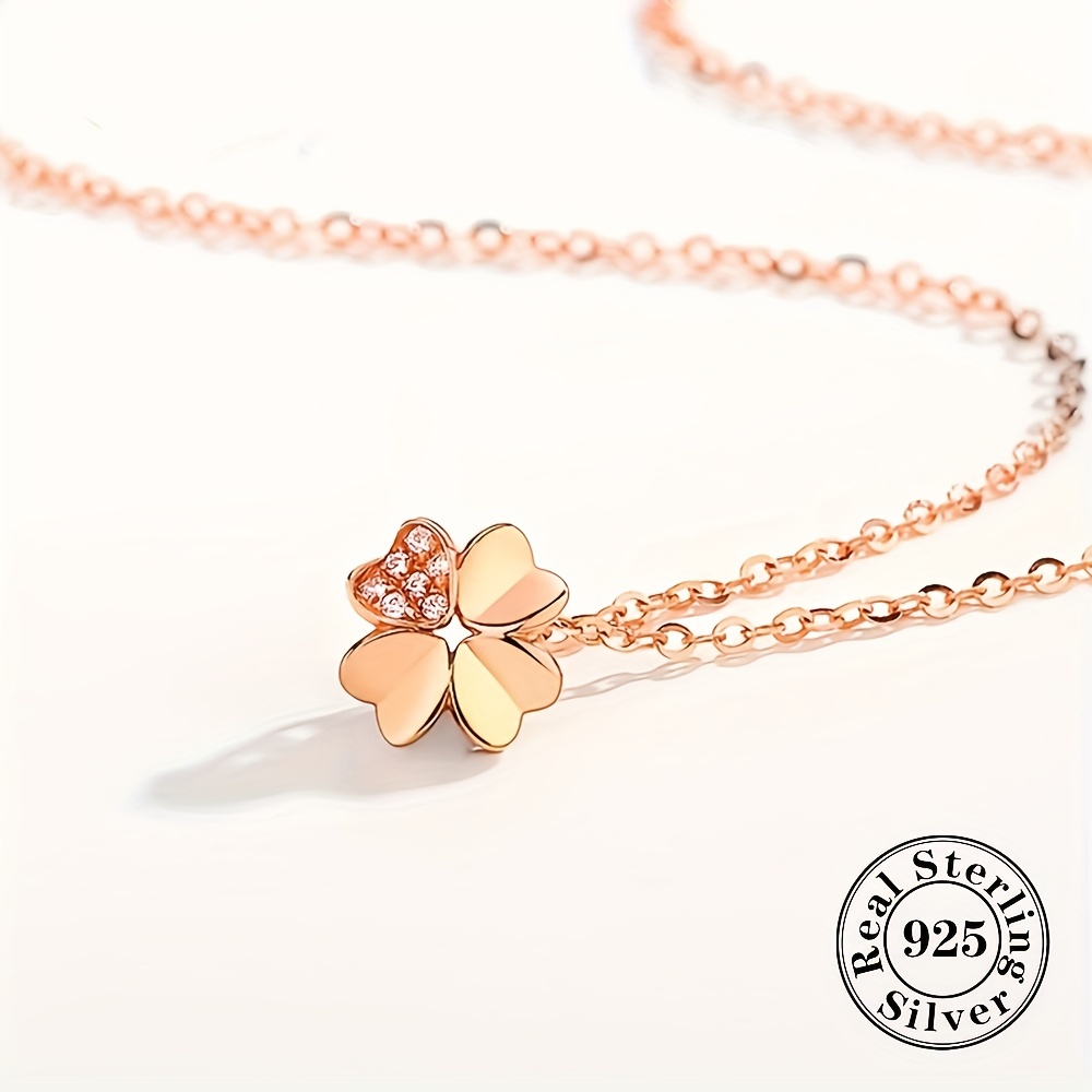 Daizy Jewellery Lucky Four Leaf Clover Necklace