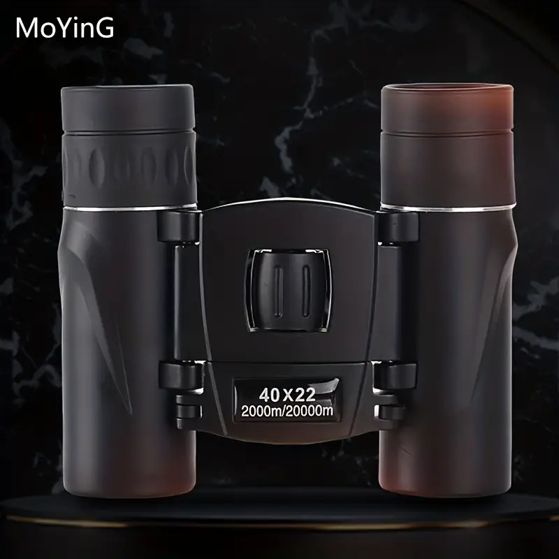 moying 40x22 versatile mini compact pocket binoculars for hiking minoculars for adults kids light weight foldable binoculars bak 4 prism waterproof monocular fmc lens telescope waterproof for outdoor photography accessories travel exploration wild animal watching sightseeing and field survival tool low light vision telescope photography kit accessories details 2