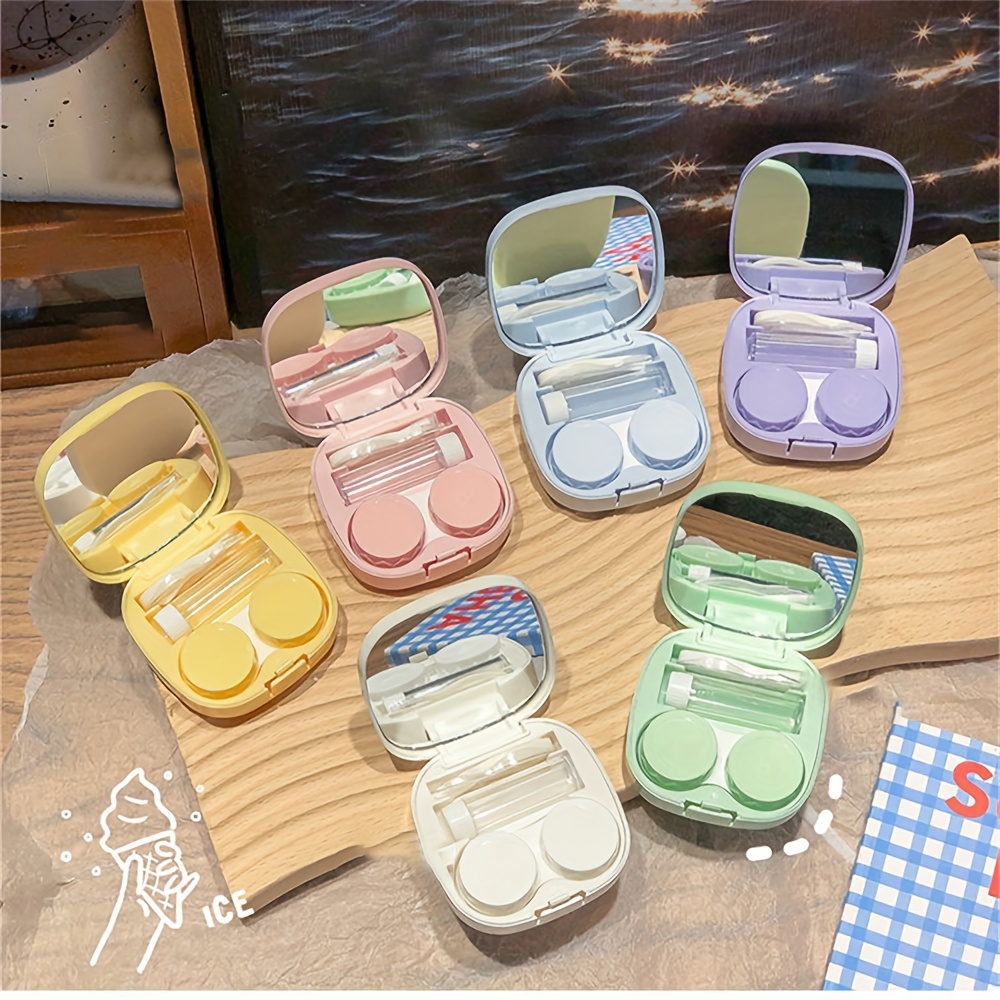 Daily Disposable Contact Lenses Cases INS Beauty Contact Lens Storage Box  Dust-proof Pupil Box Portable Acrylic Drawer Organizer