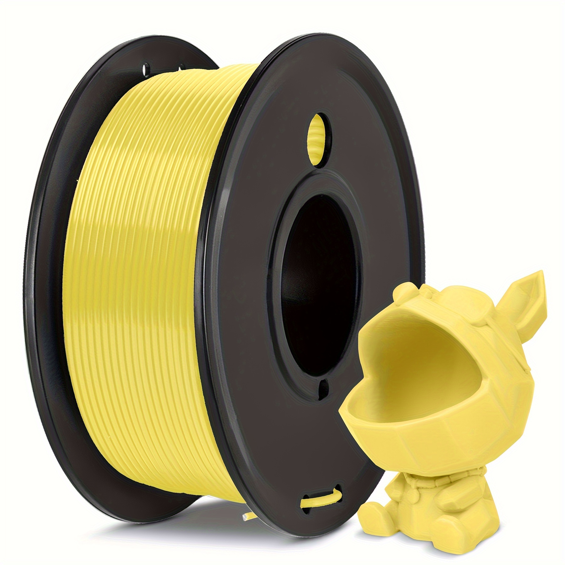 SUNLU PLA-Meta 1.75mm filament 1kg/2.2lbs. Fit Most of FDM Printer(Yellow)  