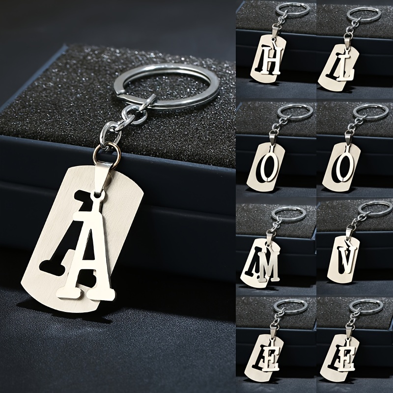 About Stainless Steel Letter Pendants Metal A z Letter - Temu
