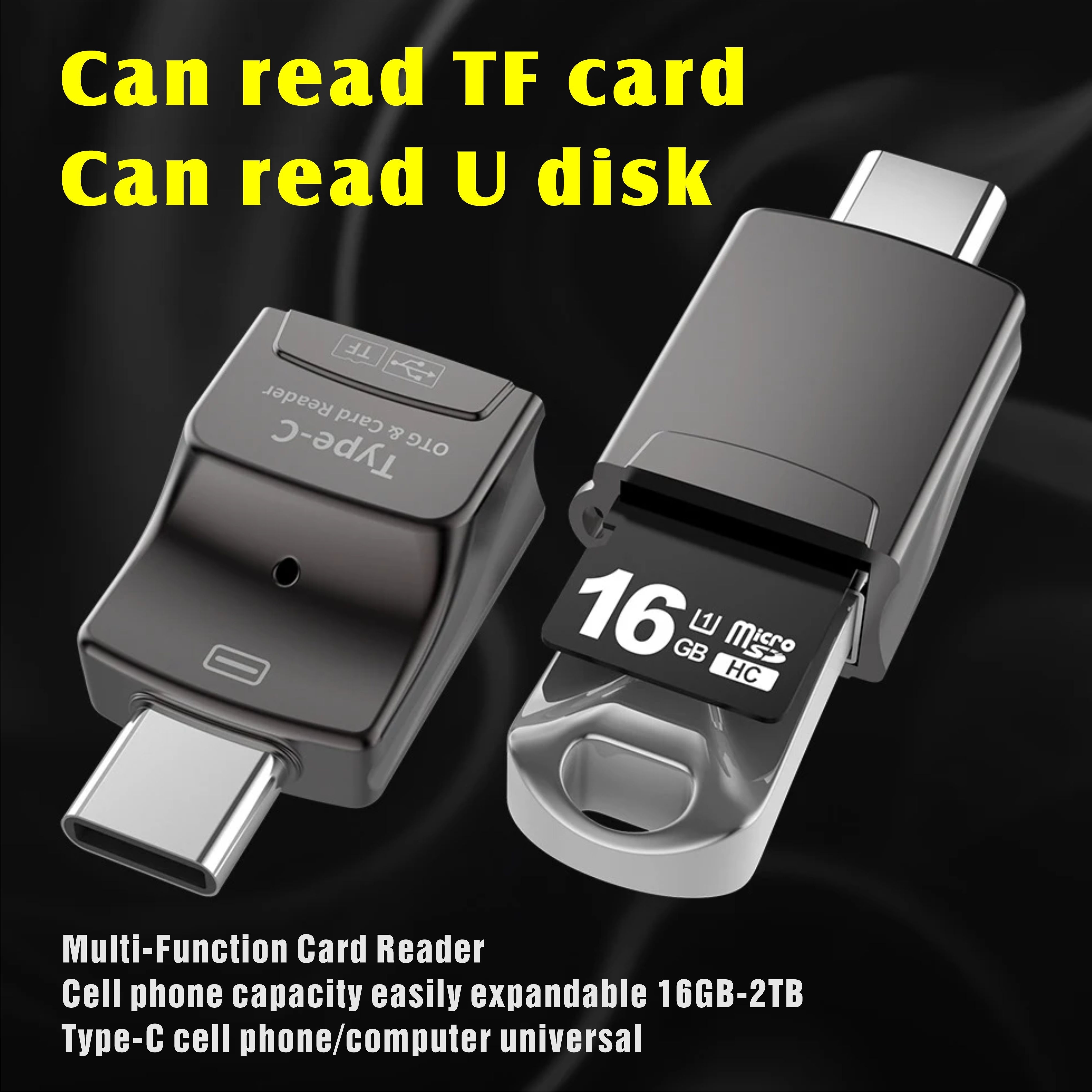 Lecteur carte mémoire CABLING ® Lecteur de Carte USB de Type C