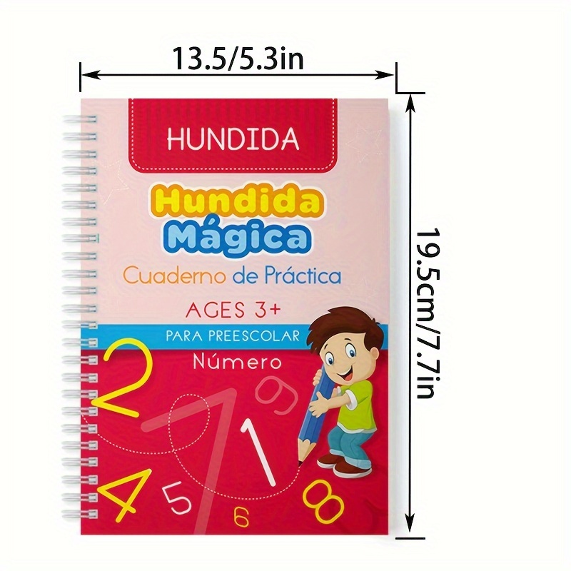 Spanish Version Montessori Children's Hard Pen Groove - Temu